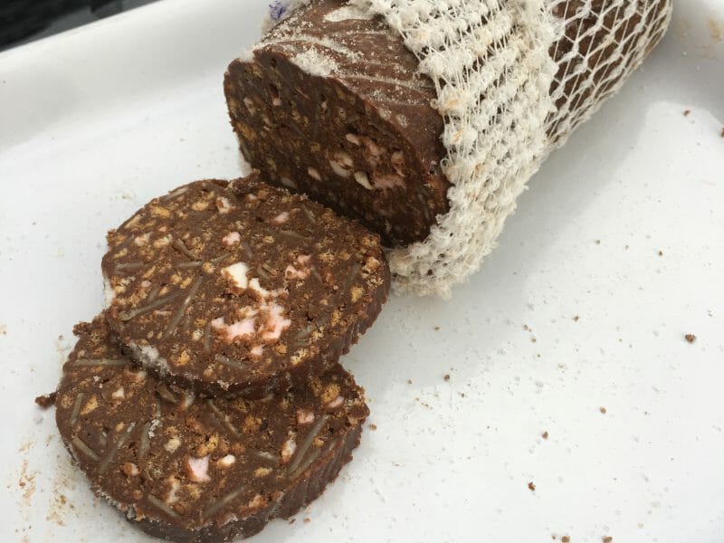 Cliquez pour zoomer ! Saucisson au chocolat Thermomix par Aurélie ♡ 👩🏽🍳
