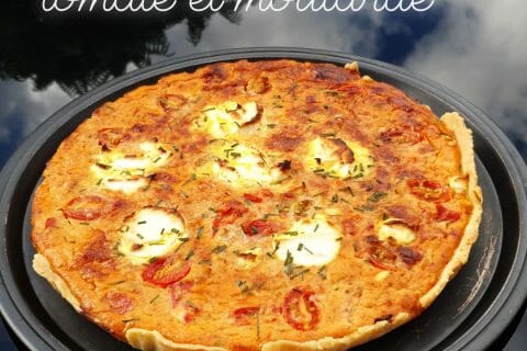 Cliquez pour zoomer ! Tarte au thon, tomate et moutarde au Thermomix