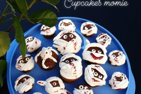 Cliquez pour zoomer ! Cupcakes momie au Thermomix