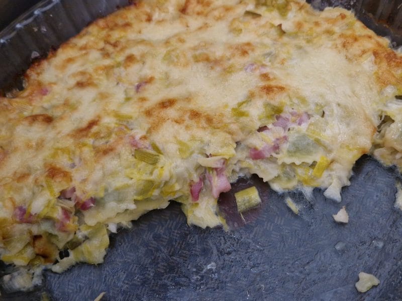 Cliquez pour zoomer ! Gratin de ravioles aux poireaux Thermomix par juliemaya