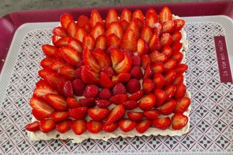 Cliquez pour zoomer ! Tarte aux fraises sans cuisson Thermomix par juliemaya