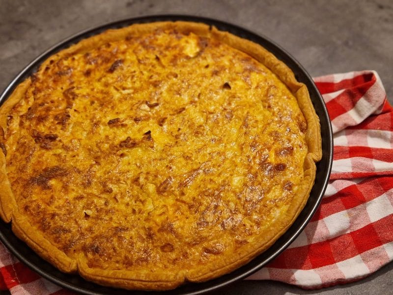 Cliquez pour zoomer ! Tarte feuilletée aux oignons Thermomix par juliemaya