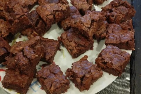 Cliquez pour zoomer ! Brownie magique aux haricots rouges Thermomix par manoper