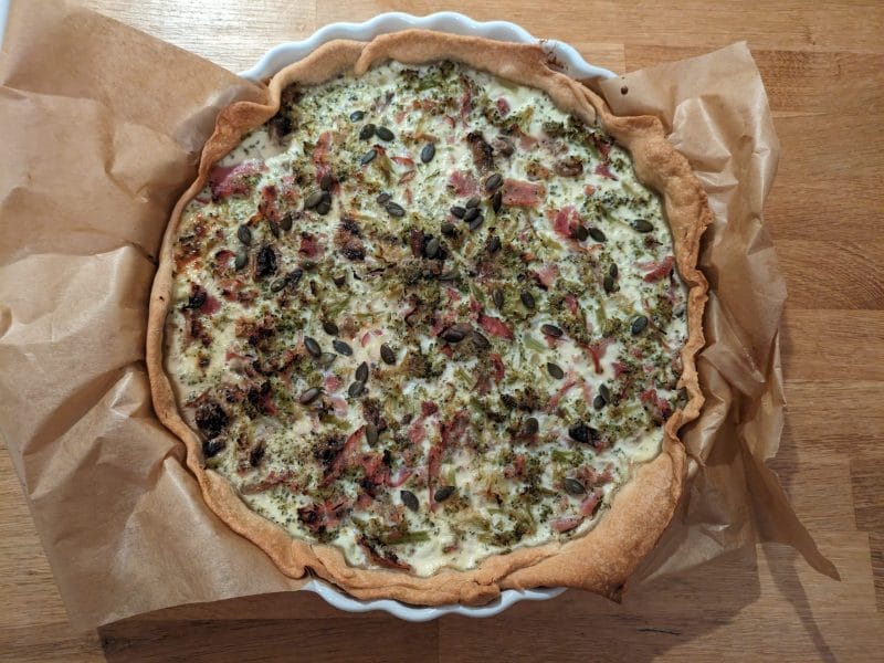 Cliquez pour zoomer ! Quiche au brocoli et jambon Thermomix par charlenelm