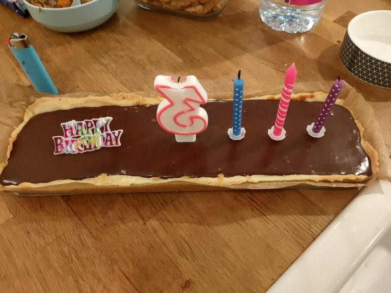 Cliquez pour zoomer ! Tarte au chocolat et cacahuètes caramélisées Thermomix par charlenelm