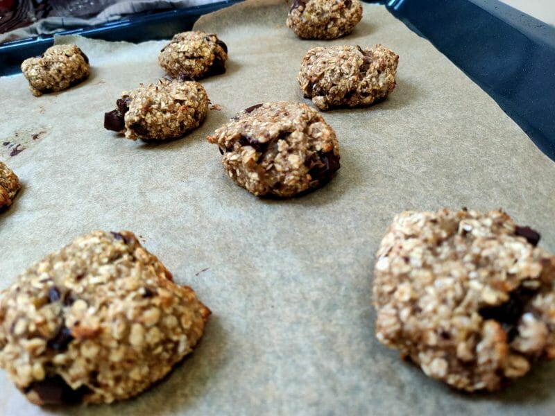 Cliquez pour zoomer ! Biscuits avoine, banane et chocolat Thermomix par charlenelm