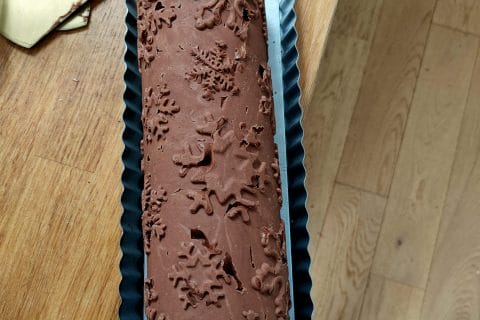 Cliquez pour zoomer ! Bûche mousse au chocolat Thermomix par charlenelm
