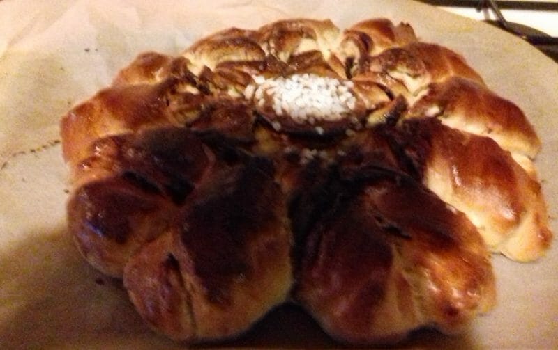 Cliquez pour zoomer ! Brioche étoilée au Nutella Thermomix par cagou34