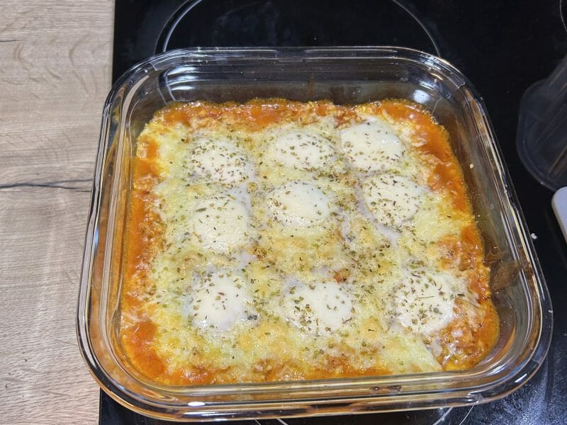 Cliquez pour zoomer ! Gratin de riz façon pizza Thermomix par pauline_1000