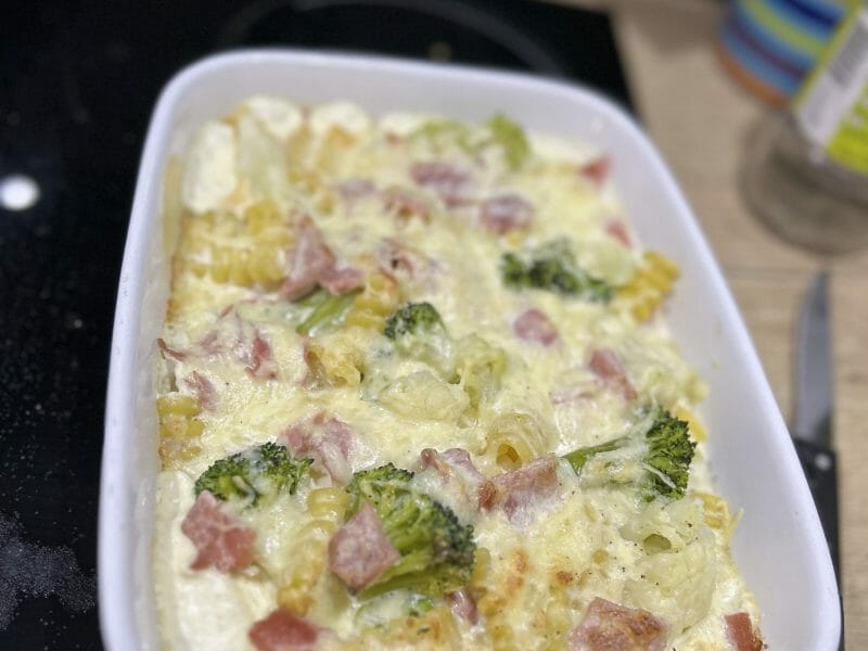 Cliquez pour zoomer ! Gratin de pâtes au brocoli Thermomix par pauline_1000
