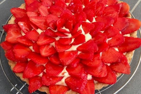 Cliquez pour zoomer ! Tarte aux fraises Thermomix par Catoche