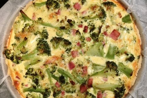 Cliquez pour zoomer ! Quiche au brocoli et jambon Thermomix par Catoche