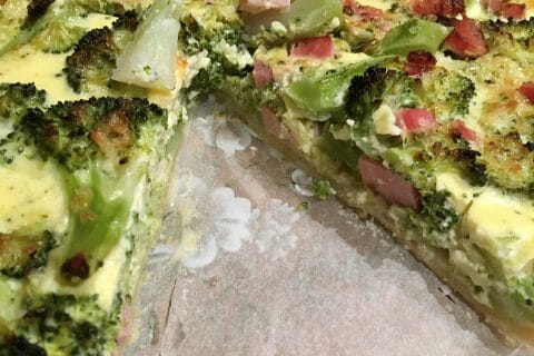 Cliquez pour zoomer ! Quiche au brocoli et jambon Thermomix par Catoche