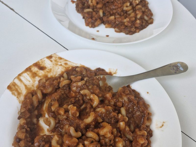 Cliquez pour zoomer ! Pâtes sauce lentilles à la bourguignonne Thermomix par Carine