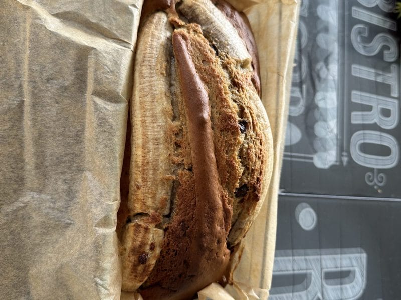 Cliquez pour zoomer ! Cake banane et pépites de chocolat Thermomix par natashou