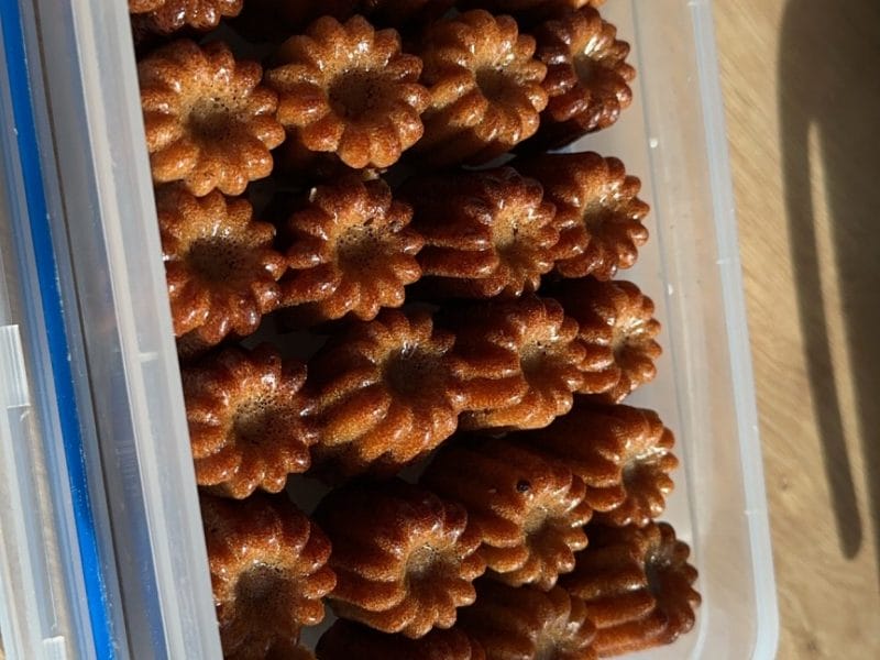 Cliquez pour zoomer ! Mini cannelés chèvre miel Thermomix par natashou