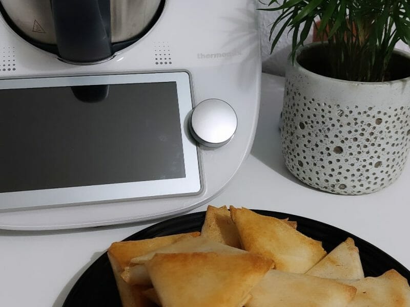 Cliquez pour zoomer ! Samoussas au cabillaud Thermomix par mikasmf