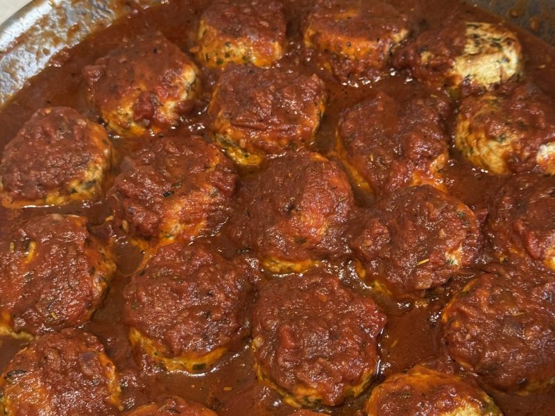 Cliquez pour zoomer ! Boulettes de poulet aux olives Thermomix par laurie_281