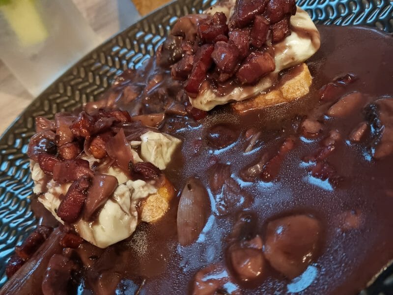 Cliquez pour zoomer ! Oeufs en meurette Thermomix par cindy1702