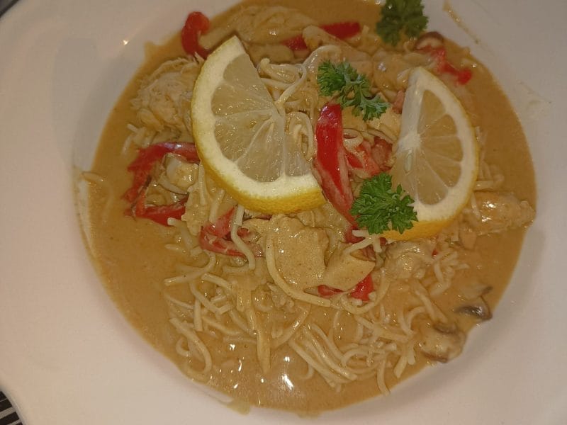 Cliquez pour zoomer ! Ramen thaï au poulet Thermomix par marinette76620