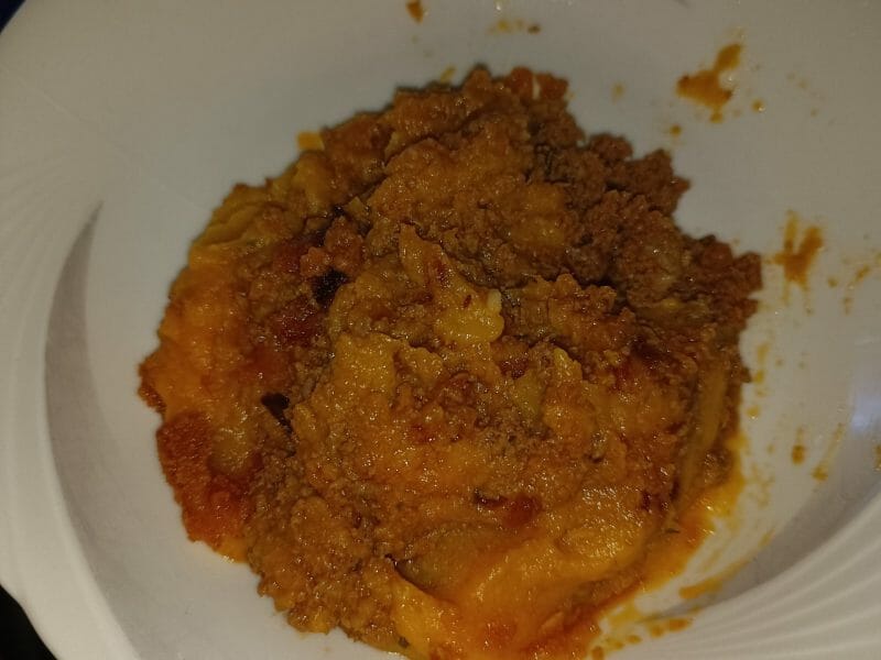 Cliquez pour zoomer ! Hachis parmentier à la patate douce Thermomix par marinette76620