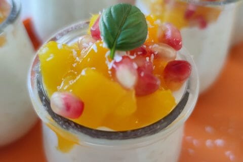 Cliquez pour zoomer ! Riz au lait de coco et mangue Thermomix par clecle1605
