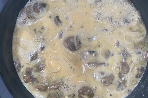 Cliquez pour zoomer ! Tortilla de champignons à l’ail Thermomix par Miamldn