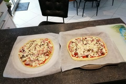 Cliquez pour zoomer ! Pizza capricciosa Thermomix par Annicklouis