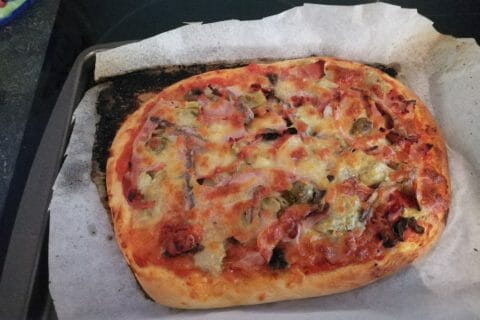 Cliquez pour zoomer ! Pizza capricciosa Thermomix par Annicklouis