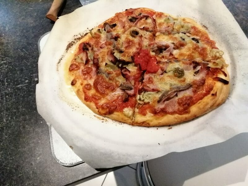 Cliquez pour zoomer ! Pizza capricciosa Thermomix par Annicklouis