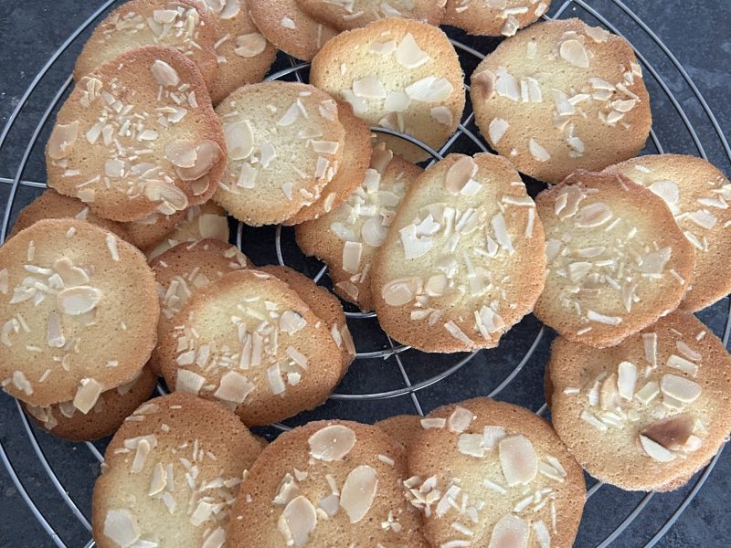 Cliquez pour zoomer ! Tuiles aux amandes Thermomix par Mlise