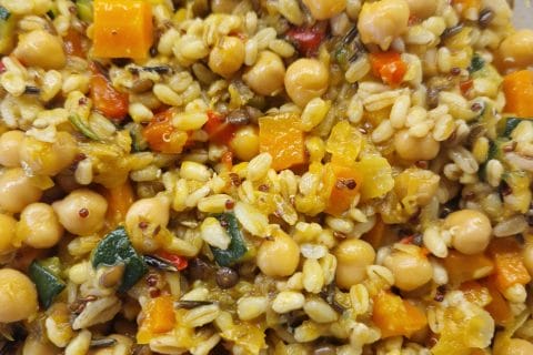 Cliquez pour zoomer ! Bowl méditerranéen aux légumes et céréales Thermomix par Lisa