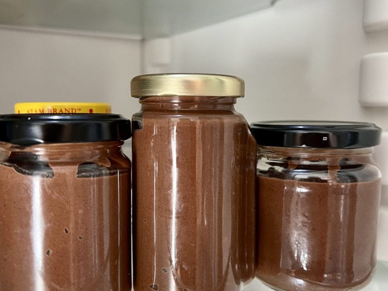 Cliquez pour zoomer ! Pâte à tartiner choco-noisettes et dattes Thermomix par svattzina