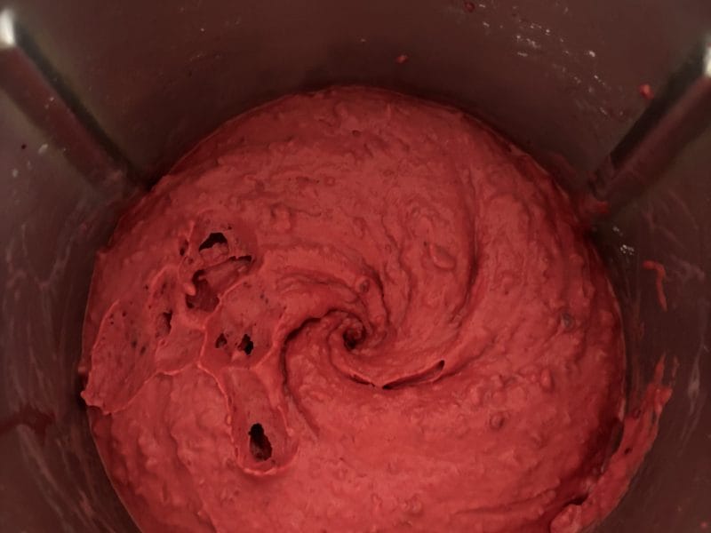 Cliquez pour zoomer ! Crème glacée coco framboise Thermomix par nathalie59127