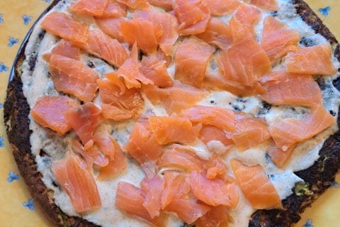 Cliquez pour zoomer ! Galette de légumes et saumon fumé Thermomix par maite2b