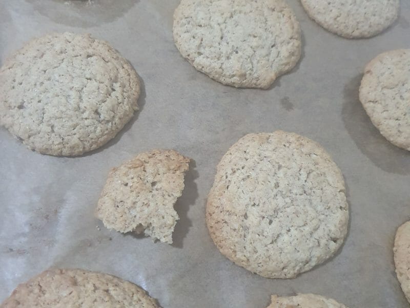 Cliquez pour zoomer ! Biscuits aux flocons d’avoine et amandes Thermomix par yasmine_80