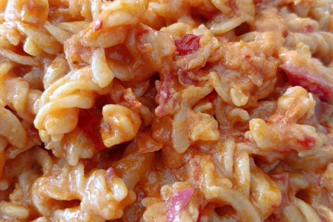 Cliquez pour zoomer ! Fusilli aux tomates et au chorizo Thermomix par AlexTiti