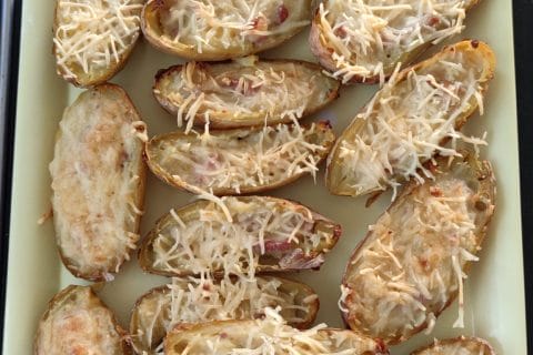 Cliquez pour zoomer ! Pommes de terre farcies à la purée d’endives et aux lardons Thermomix par AlexTiti