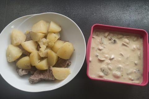 Cliquez pour zoomer ! Côtes de porc et sa sauce moutardée Thermomix par AlexTiti