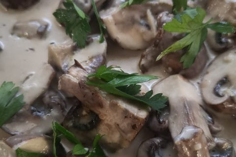 Cliquez pour zoomer ! Champignons à la crème Thermomix par AlexTiti