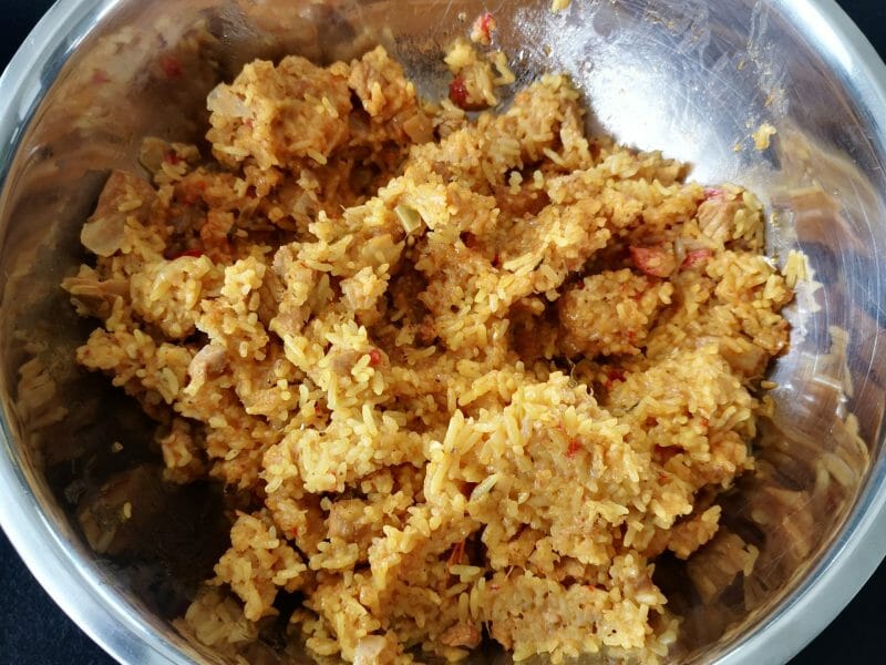 Cliquez pour zoomer ! Côtes de porc au riz jaune Thermomix par AlexTiti