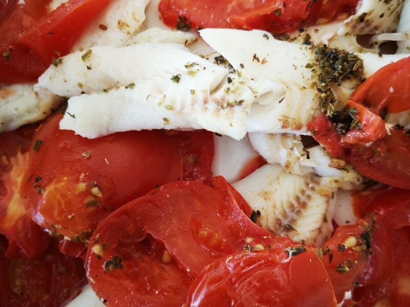 Cliquez pour zoomer ! Filets de merlan à la tomate Thermomix par AlexTiti