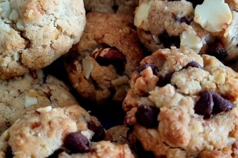Cliquez pour zoomer ! Cookies amandes et noix Thermomix par anais617