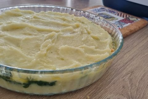 Cliquez pour zoomer ! Parmentier de saumon aux épinards Thermomix par anais617