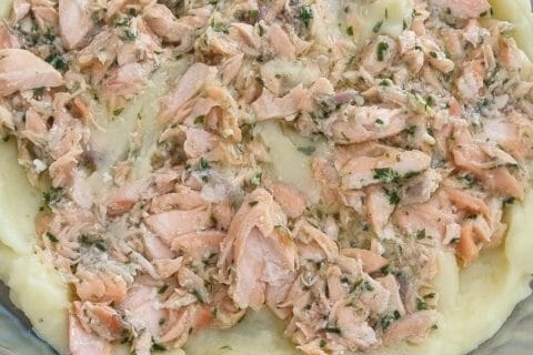 Cliquez pour zoomer ! Parmentier de saumon aux épinards Thermomix par anais617