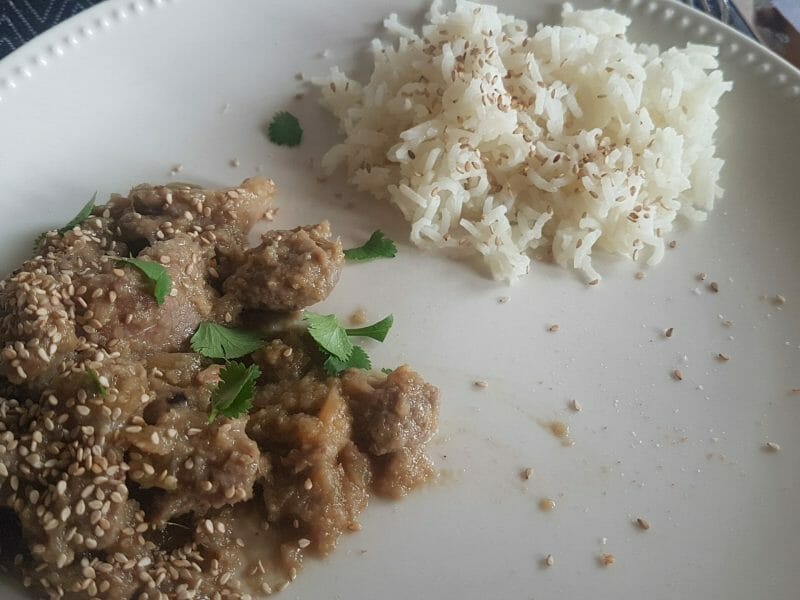 Cliquez pour zoomer ! Dwaeji Bulgogi – Porc épicé à la coréenne Thermomix par ksiop76