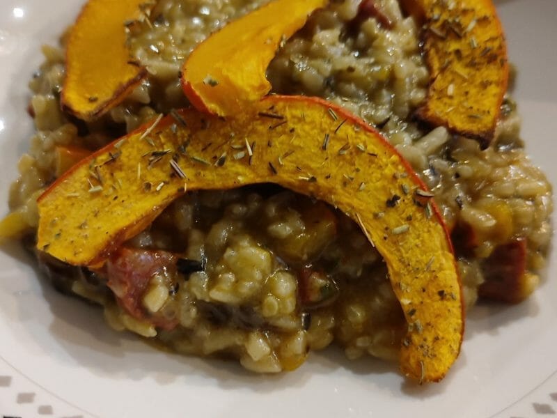 Cliquez pour zoomer ! Risotto au potimarron Thermomix par valkiri84