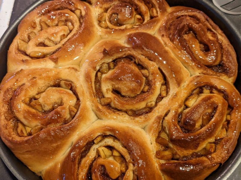 Cliquez pour zoomer ! Roulés aux pommes et à la cannelle Thermomix par kidney