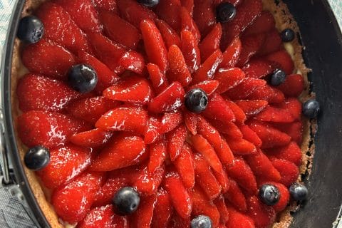 Tarte aux fraises Thermomix par Nathermomix28.