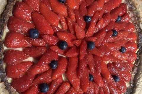 Tarte aux fraises Thermomix par Nathermomix28.